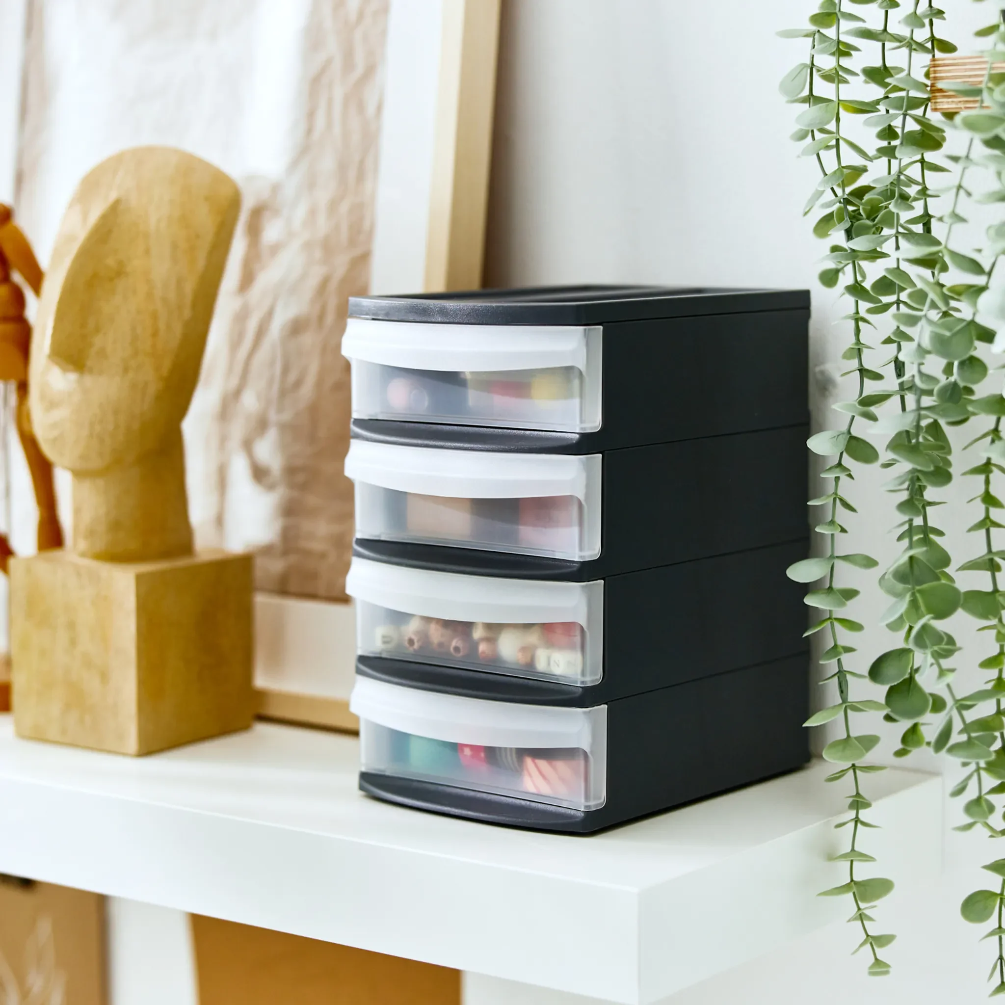 Schubladenbox „SYSTEMIX Tower XS“ – Organizer mit 4 Schubladen